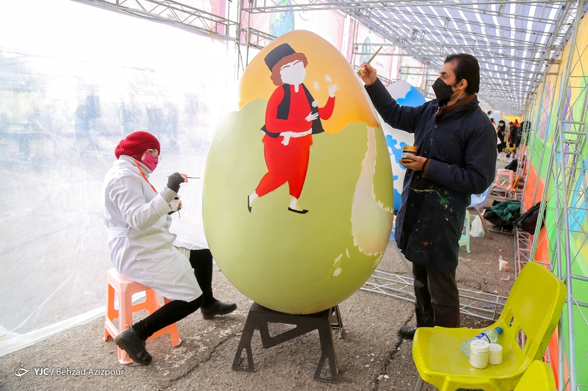 تصاویر: جشنواره نقاشی تخم‌مرغ‌های شهری - تبریز