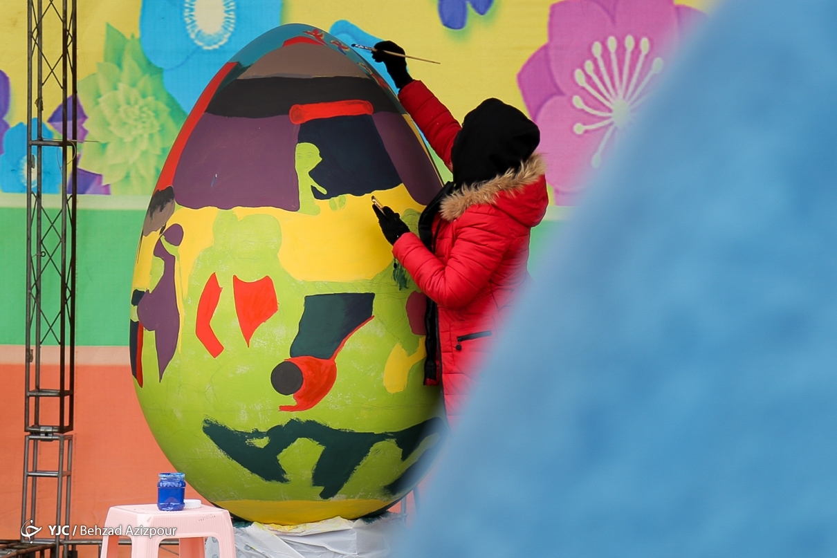 تصاویر: جشنواره نقاشی تخم‌مرغ‌های شهری - تبریز