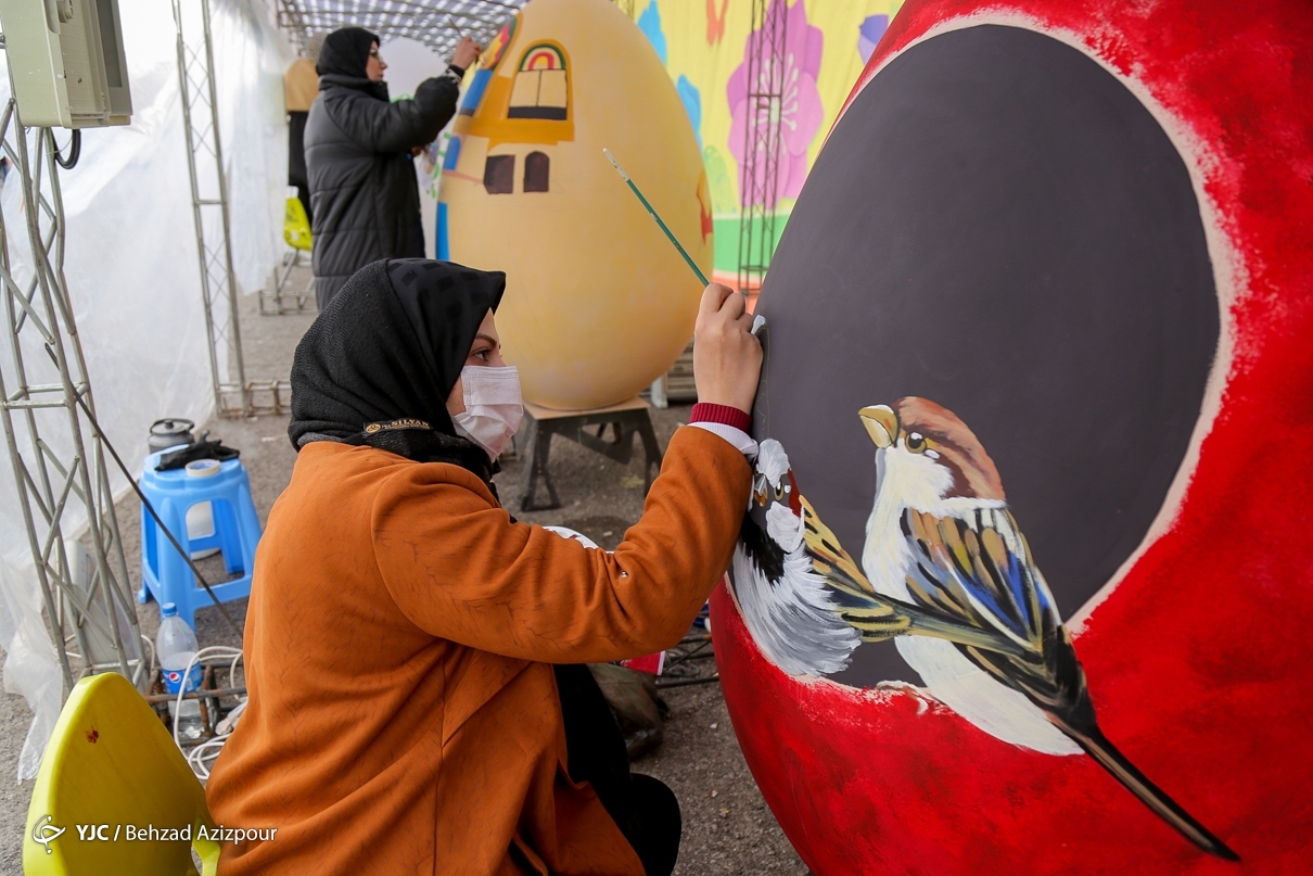 تصاویر: جشنواره نقاشی تخم‌مرغ‌های شهری - تبریز