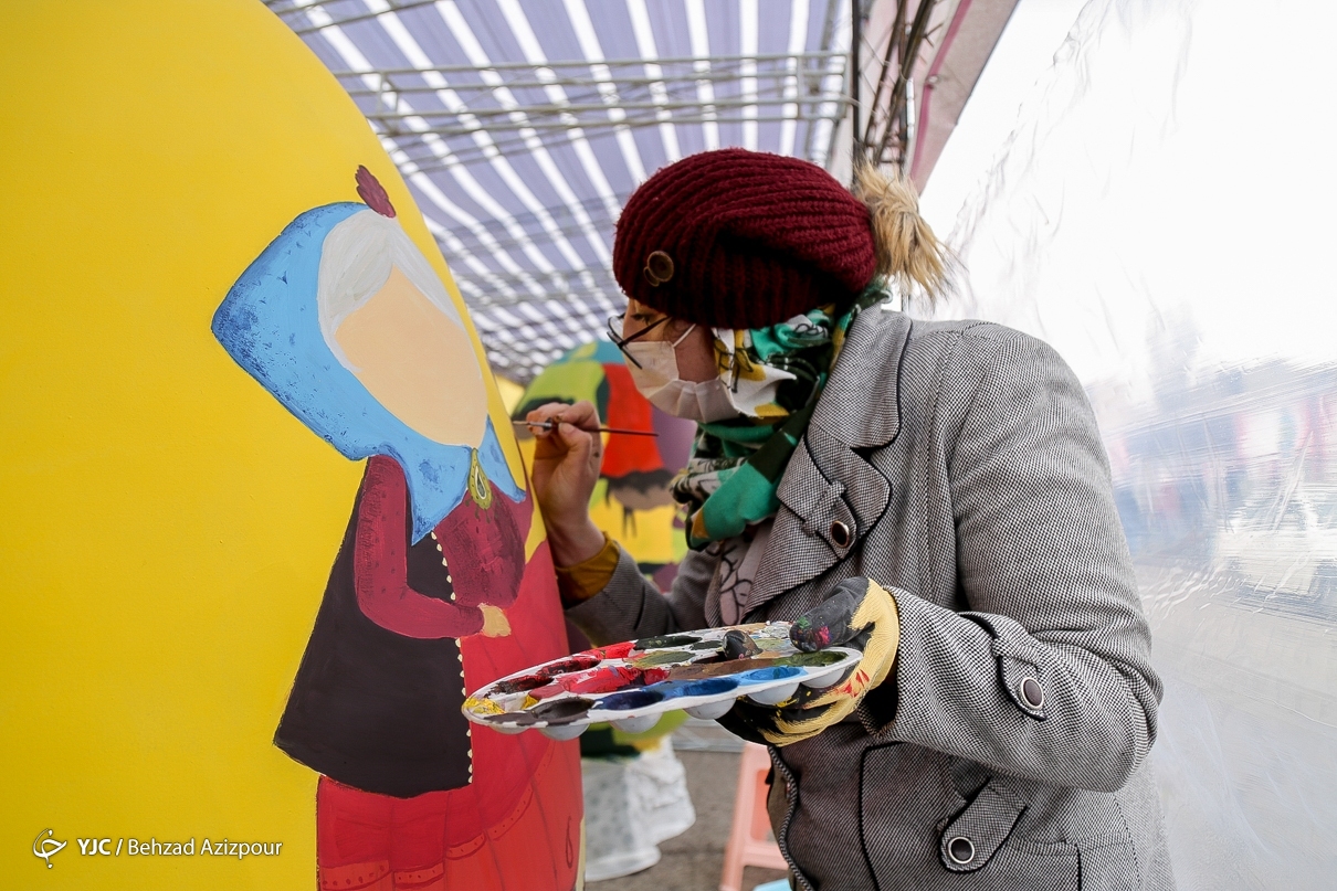 تصاویر: جشنواره نقاشی تخم‌مرغ‌های شهری - تبریز