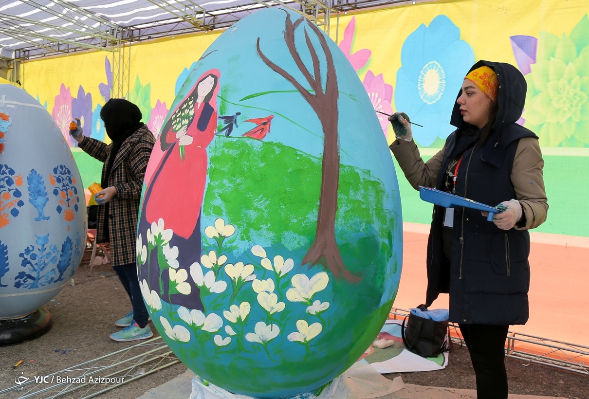 تصاویر: جشنواره نقاشی تخم‌مرغ‌های شهری - تبریز