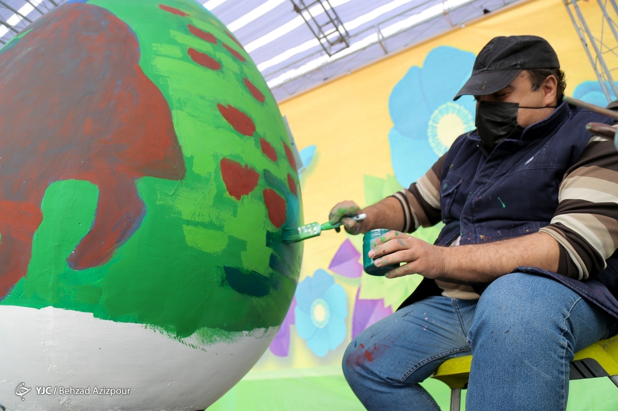 تصاویر: جشنواره نقاشی تخم‌مرغ‌های شهری - تبریز
