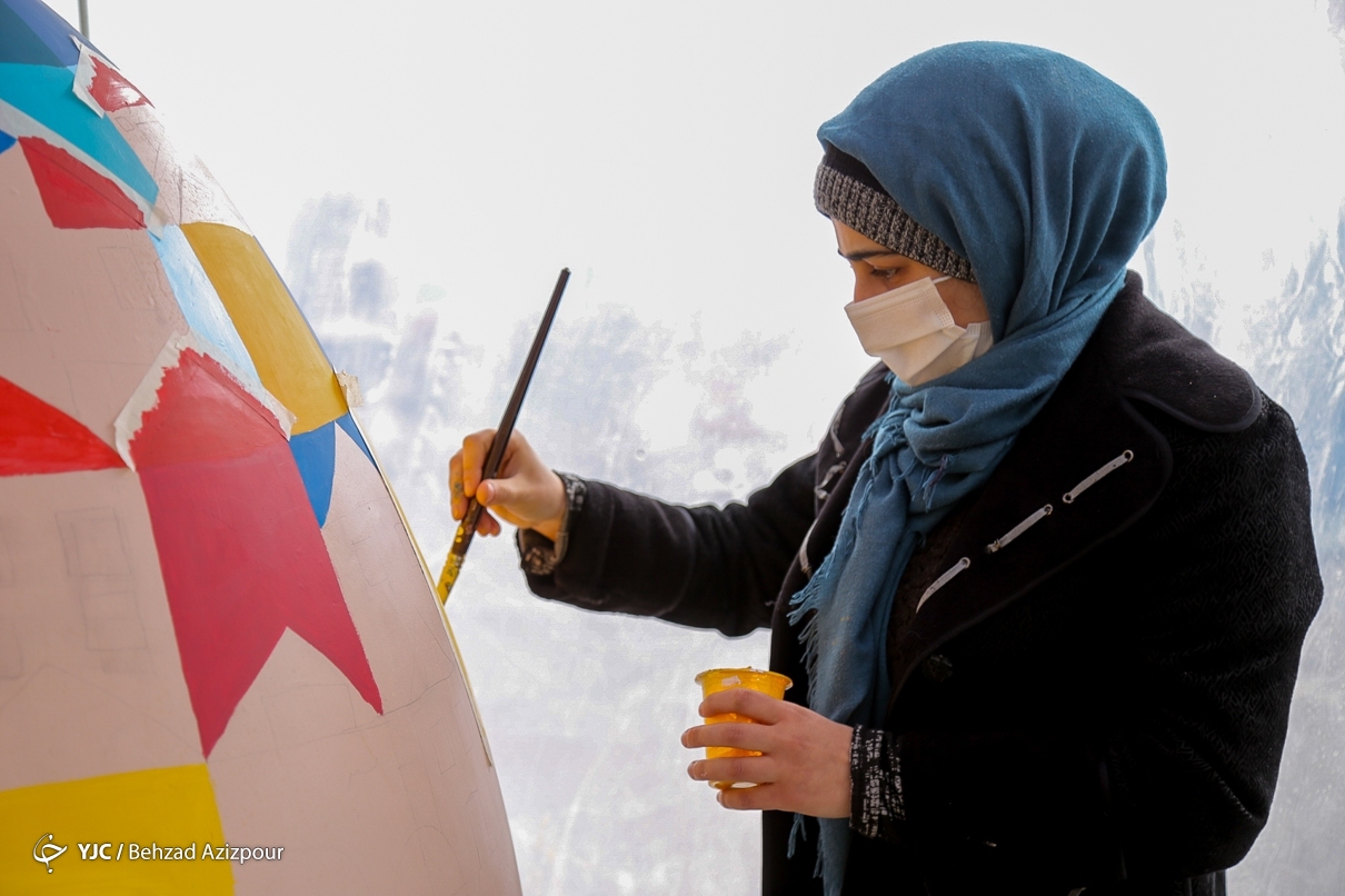 تصاویر: جشنواره نقاشی تخم‌مرغ‌های شهری - تبریز