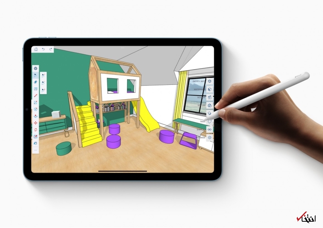 اپل از آیپد ایر جدید با چیپست M۱ و پشتیبانی از ۵G رونمایی کرد