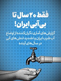 تماشا کنید: فقط ۲۰ سال تا بی آبی ایران! /  گزارش‌های آماری نگران کننده از اوضاع آب شرب و تشدید تنش‌های آبی در سال‌های آینده