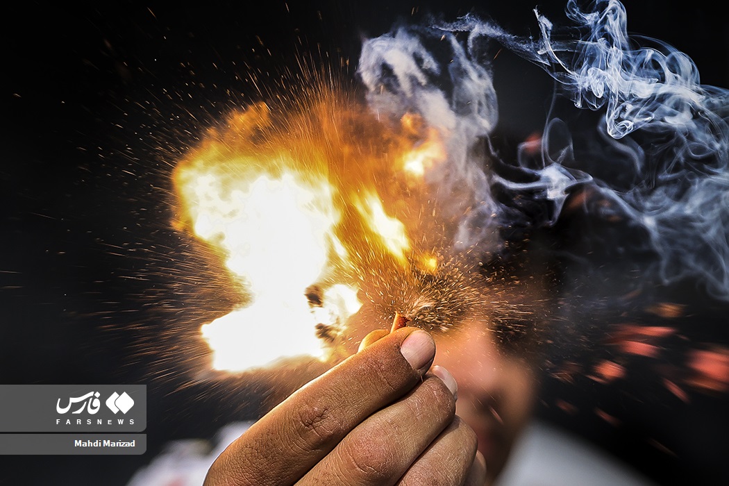 تصاویر: خرید و فروش مواد محترقه در سطح شهر