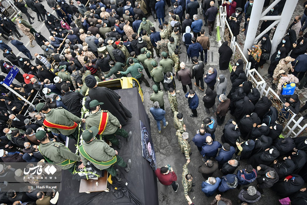 تصایر: آئین تشییع پیکر &laquo;آیت الله علوی گرگانی&raquo;