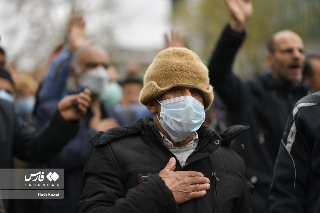 تصایر: آئین تشییع پیکر &laquo;آیت الله علوی گرگانی&raquo;