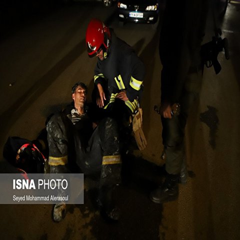 تصاویر: آتش سوزی در بازار مصلی مشهد