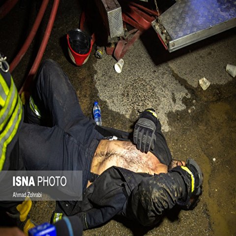 تصاویر: انفجار و آتش سوزی کارگاه شارژ سلیندرهای گاز مایع - قم