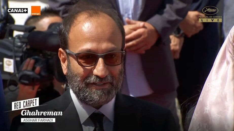 عکس / اولین تصاویر از حضور اصغر فرهادی در جشنواره کن