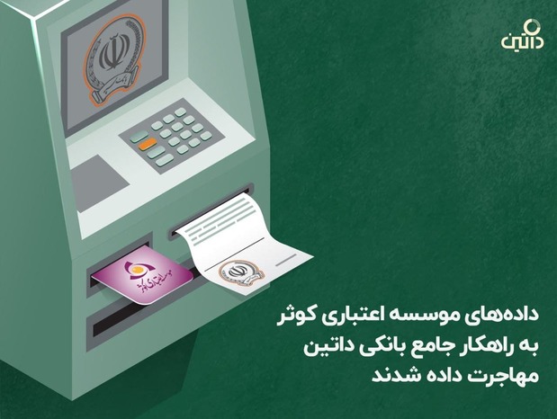 انتقال داده‌های مؤسسه اعتباری کوثر به راهکار جامع بانکی داتین