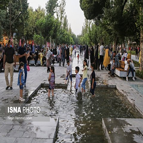 تصاویر: اصفهان در آغوش پیک پنجم کرونا