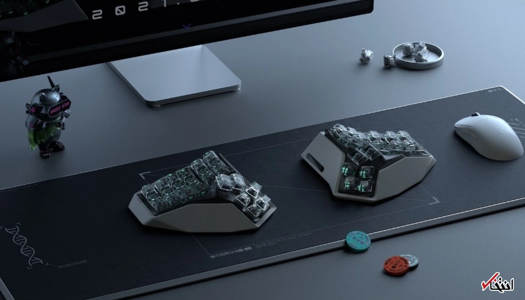 صفحه کلید هوشمند با قابلیت‌های ارگونومیک+تصاویر