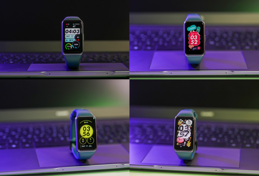 آموزش دسترسی به فیس‌واچ‌های متنوع  برای دستبند هوشمند هواوی بند 6