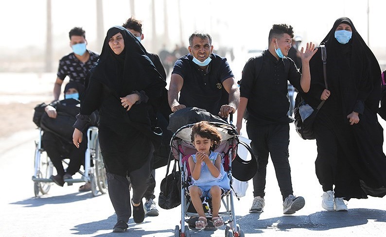 جمع ورودی و خروجی زائران اربعین از مرزهای ایران: ۳۹۵ هزار نفر