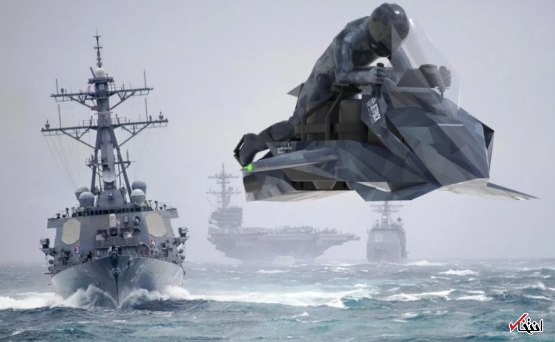 موتورسیکلت پرنده با سرعت  ۲۴۱ کیلومتر بر ساعت+تصاویر