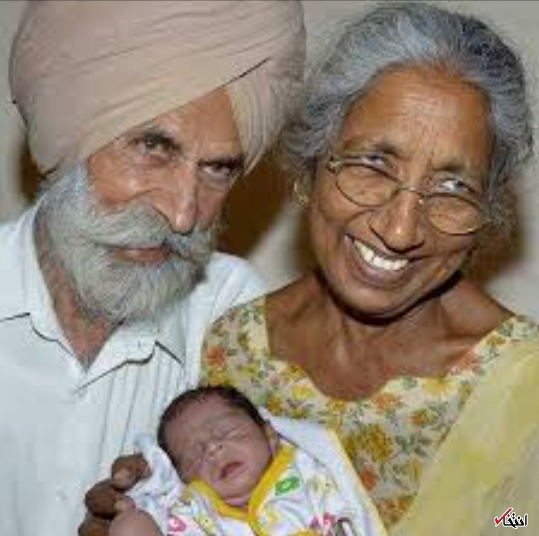 زن ۷۰ ساله برای اولین بار مادر شد