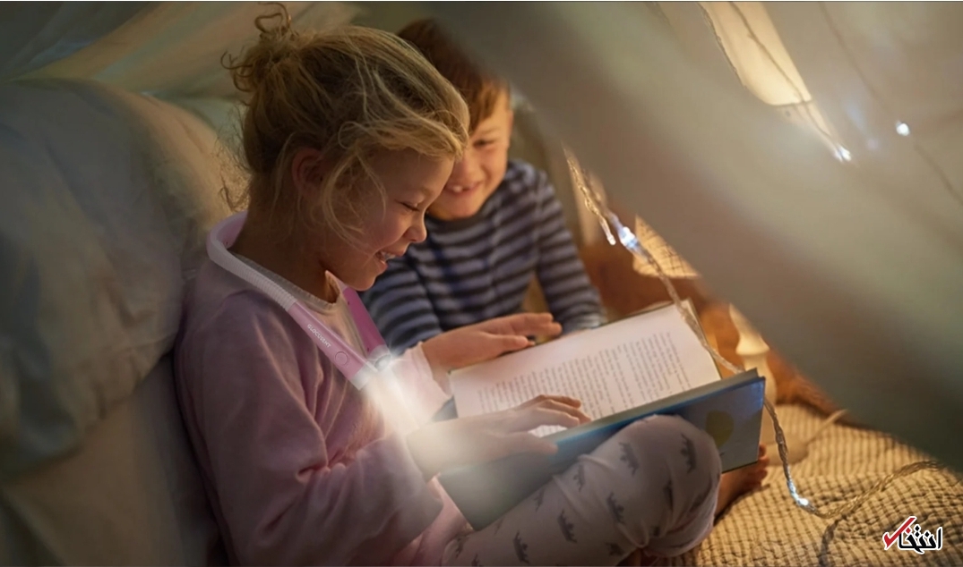 چراغ مطالعه را به گردنتان بیاویزید+ تصاویر