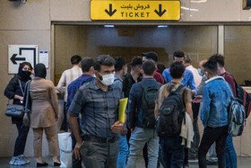 توقف قطار مترو در ایستگاه تئاتر شهر به دلیل نقص فنی