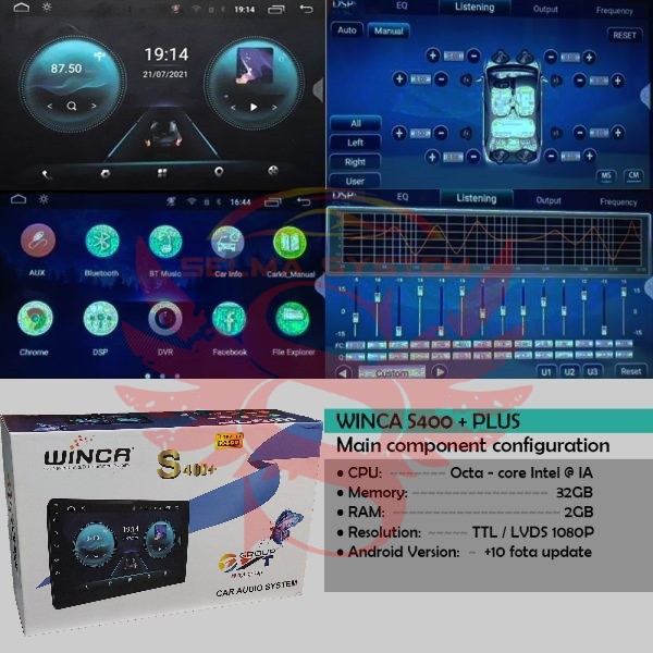 مانیتور اندروید وینکا S400+ +مشخصات و قیمت