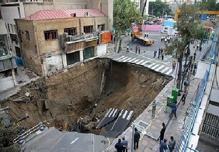 فرونشست زمین در ۱۸ استان/ جمعیت ۲۰ میلیونی ساکن در زونهای فرونشست فرونشست زمین در ۱۸ استان/ جمعیت ۲۰ میلیونی ساکن در زونهای فرونشست