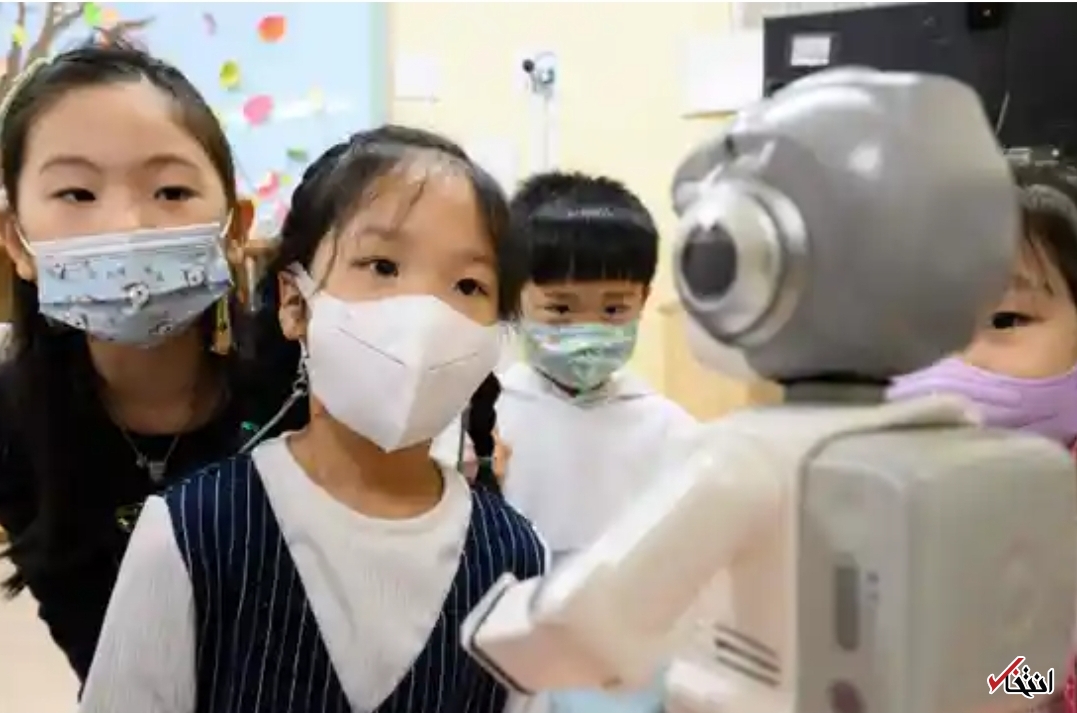 همزیستی کودکان خردسال و ربات‌ها در کره جنوبی+تصاویر