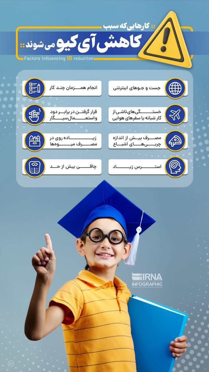 خبرگزاری دولت: جستجوی اینترنتی نکنید، «آی کیو» پایین می آید!