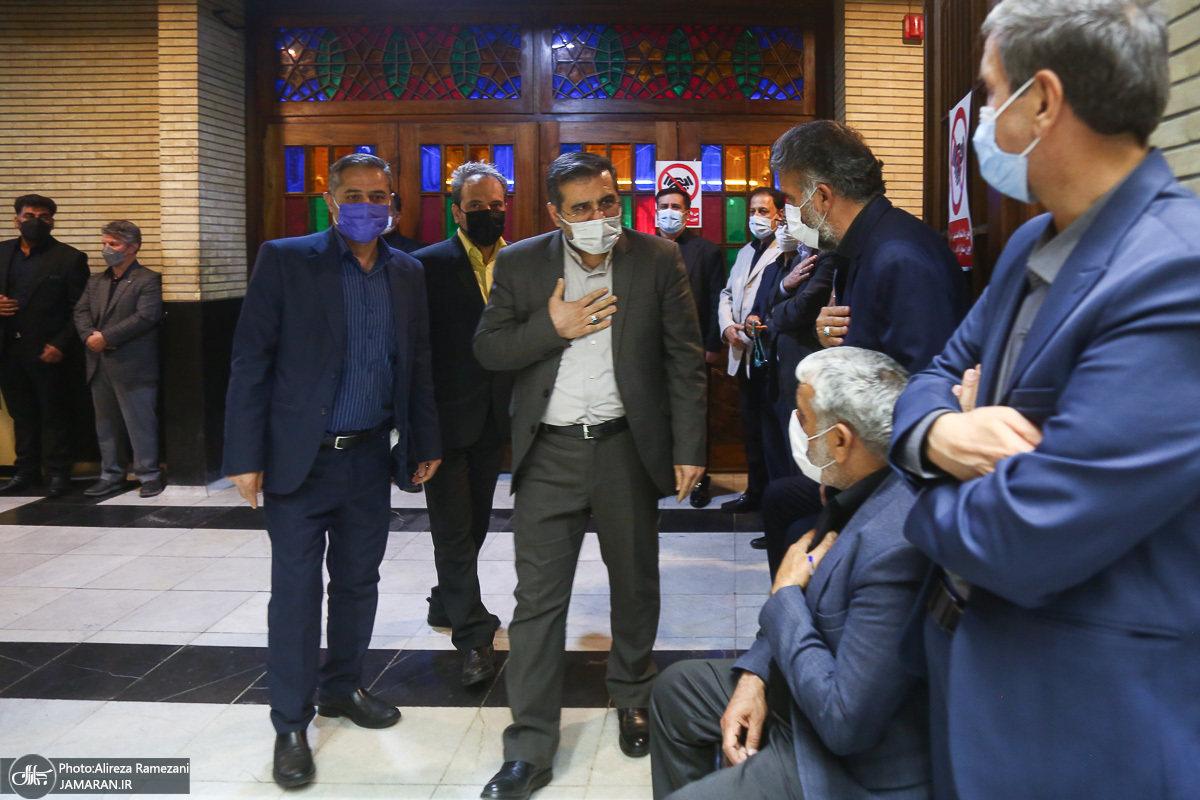 تصاویر: مراسم بزرگداشت مرحوم حسین عبداللهی در مسجد نور تهران