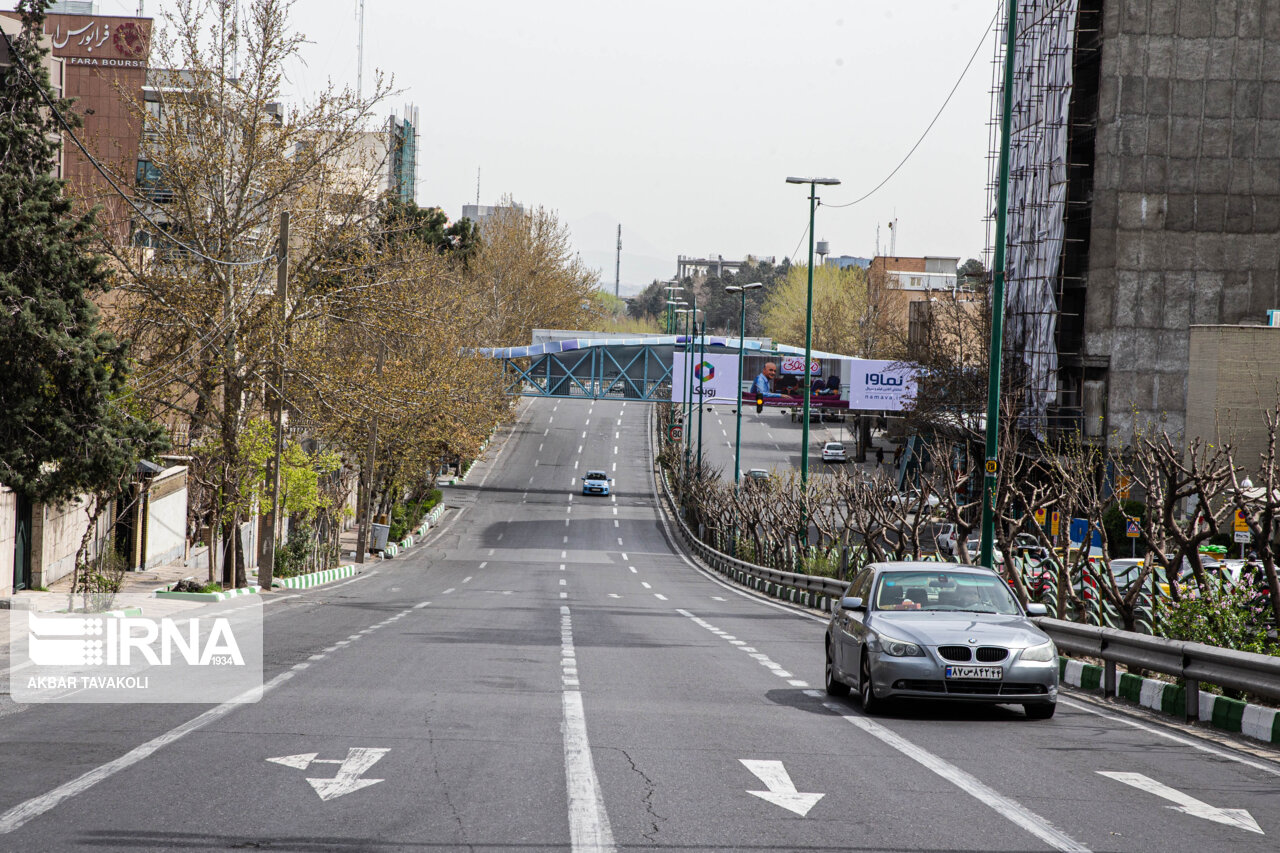 تصاویر: نفس کشیدن خیابان های تهران در اولین روز بهار