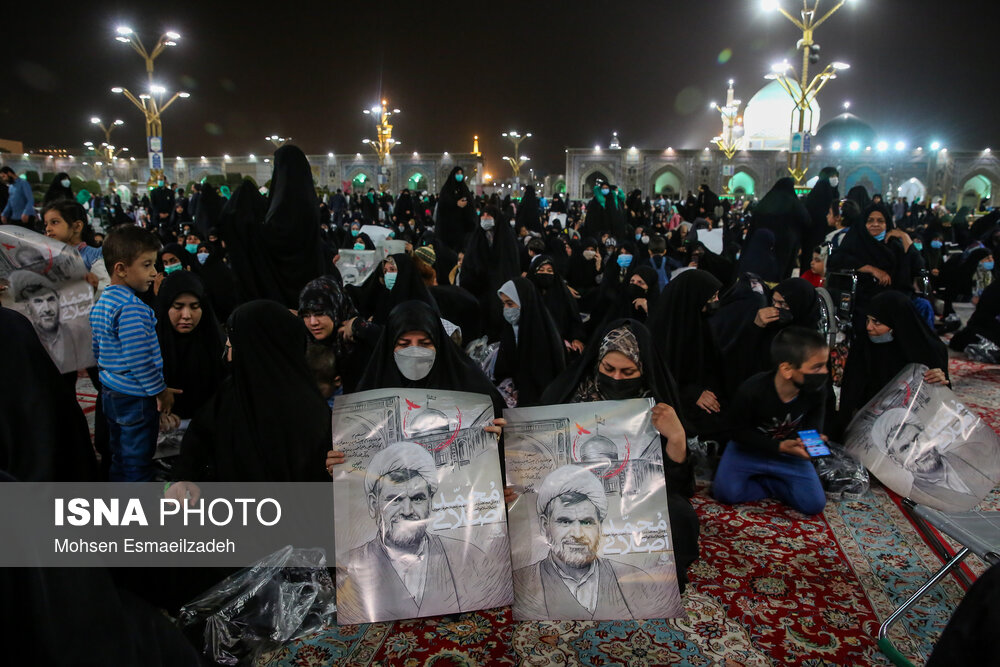 تصاویر: وداع با پیکر شهید حجت‌الاسلام محمد اصلانی در حرم رضوی