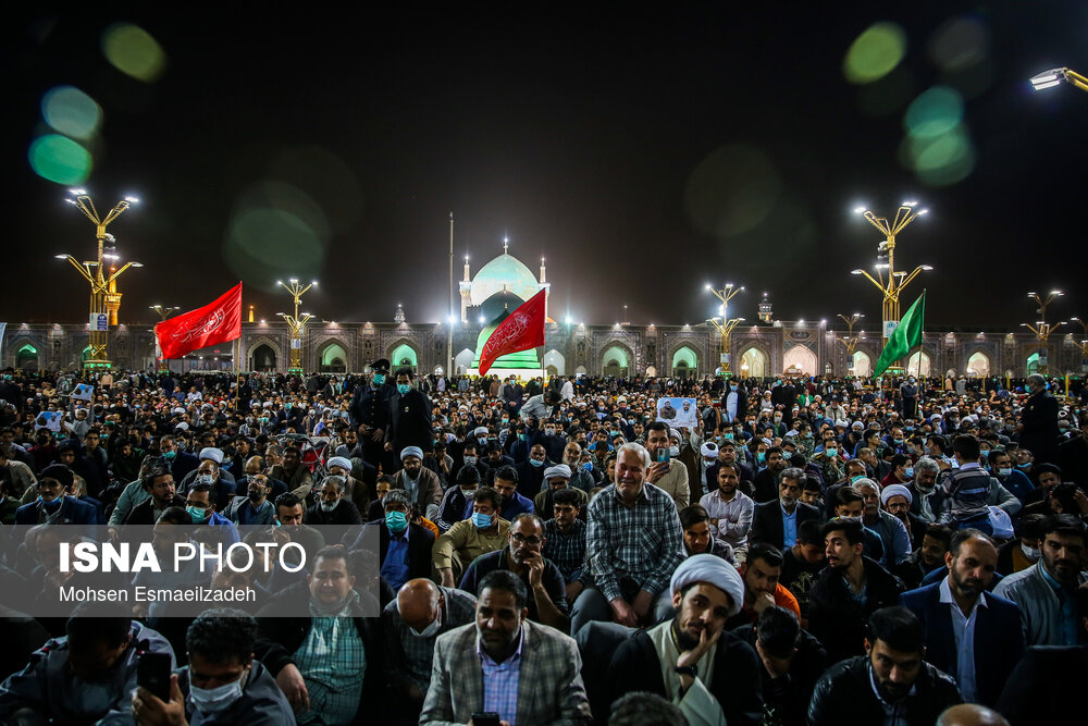 تصاویر: وداع با پیکر شهید حجت‌الاسلام محمد اصلانی در حرم رضوی