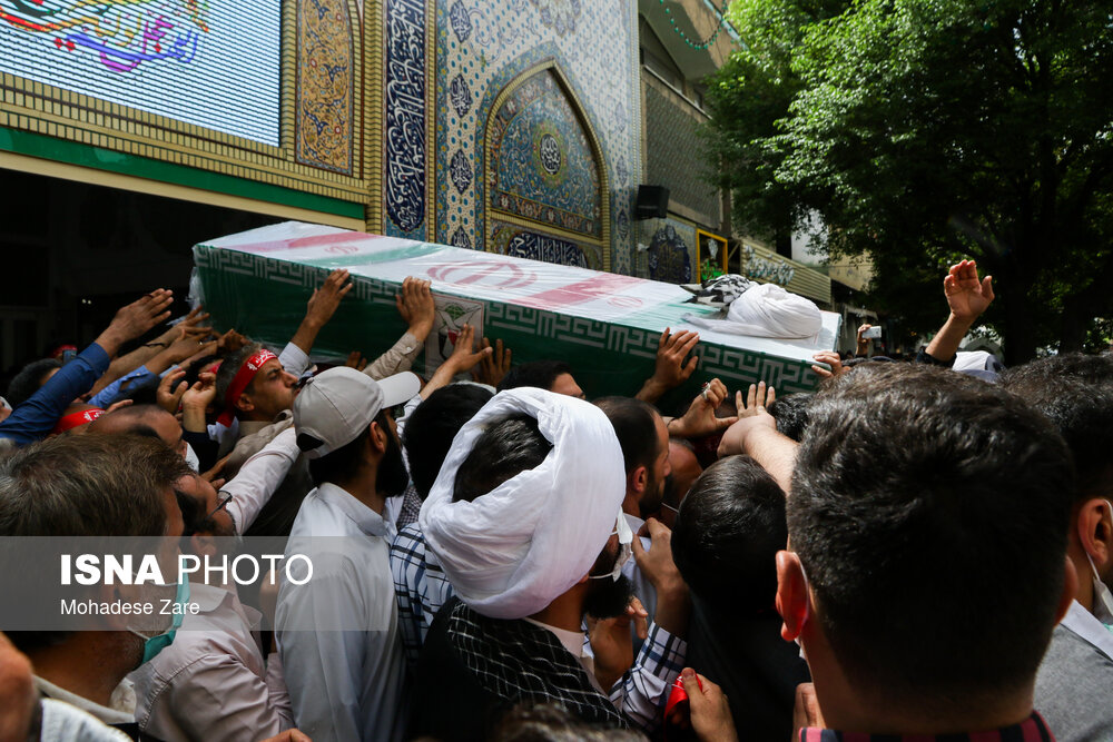 تصاویر: تشییع پیکر شهید دارایی - مشهد