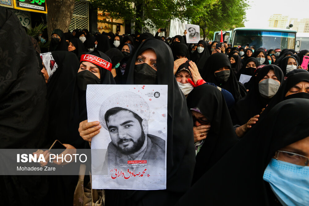 تصاویر: تشییع پیکر شهید دارایی - مشهد