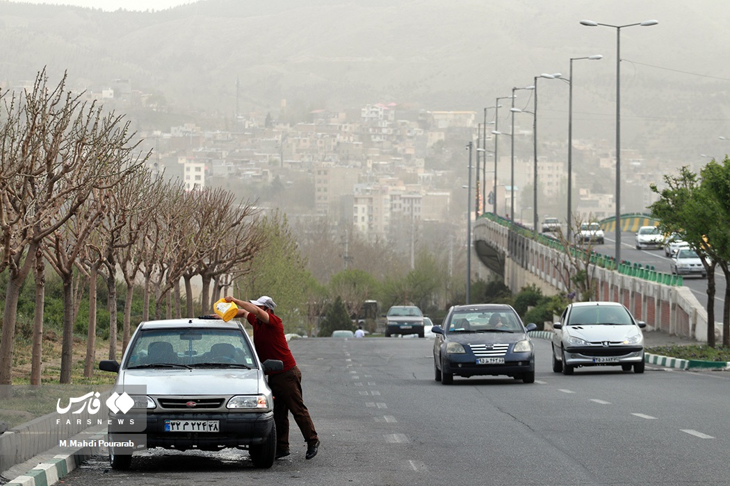 تصاویر: آلودگی هوا در استانها