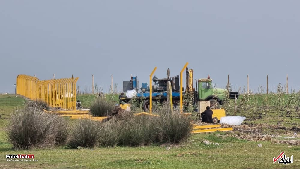 پیمانکار پروژه میانکاله همچنان مشغول کار است؛ تخریب مرتع سرعت گرفت +ویدیو و تصاویر
