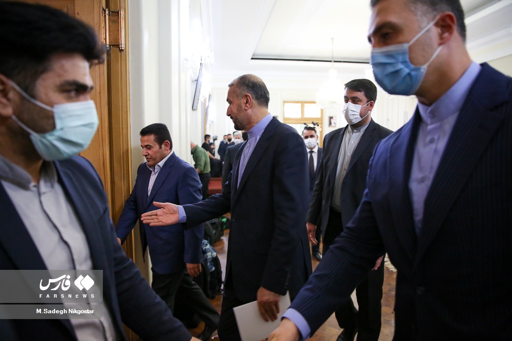 تصاویر: دیدار وزیر خارجه عراق با امیرعبداللهیان