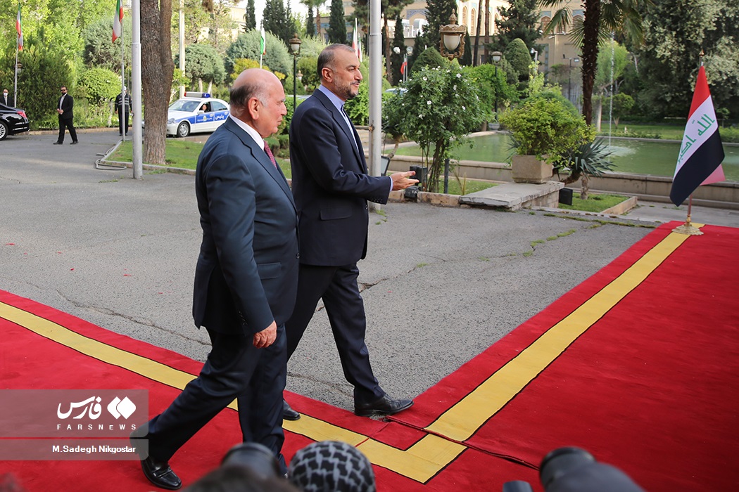 تصاویر: دیدار وزیر خارجه عراق با امیرعبداللهیان