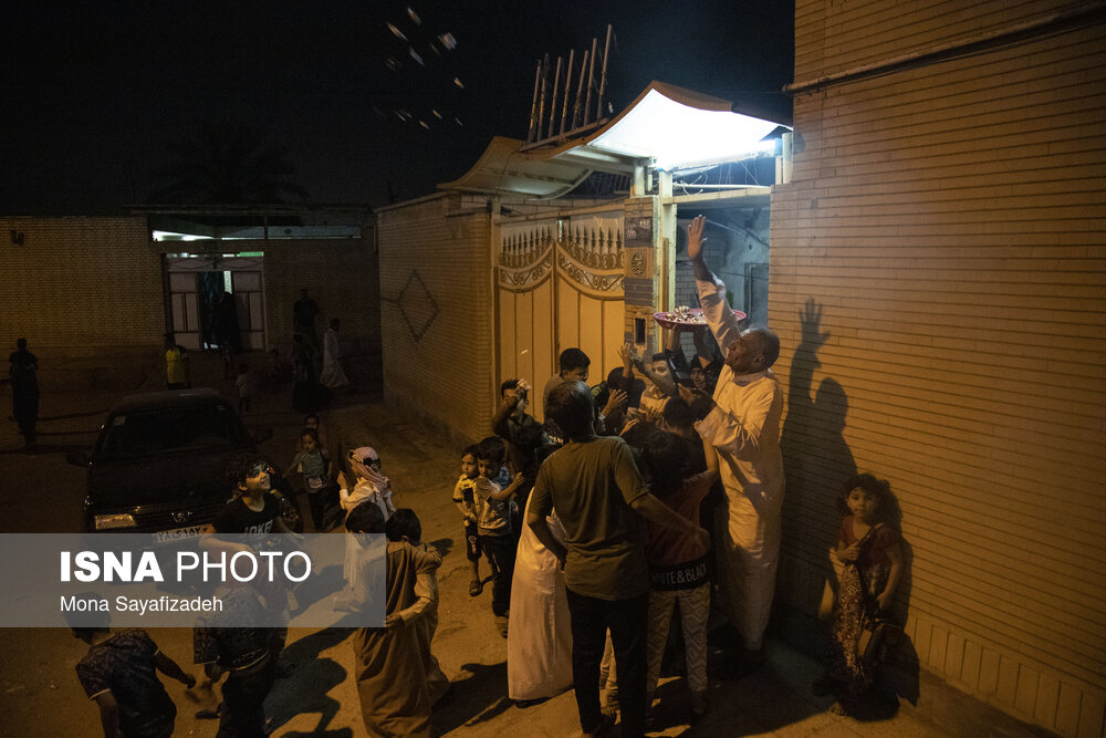 تصاویر: آیین سنتی «گرگیعان» در اهواز