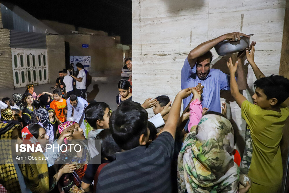 تصاویر: آیین سنتی «گرگیعان» در اهواز