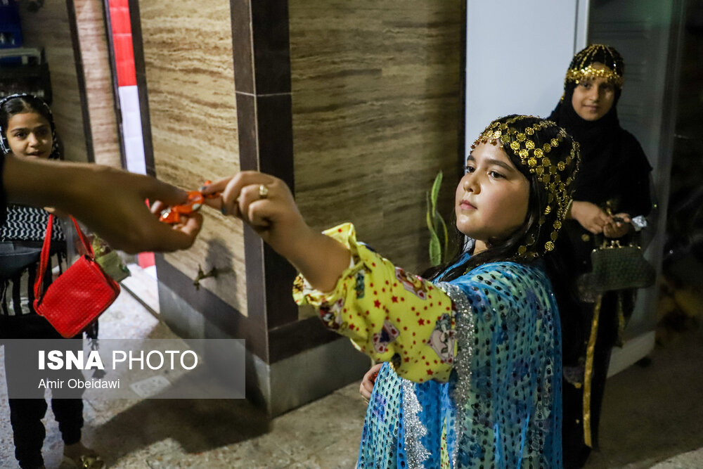 تصاویر: آیین سنتی «گرگیعان» در اهواز