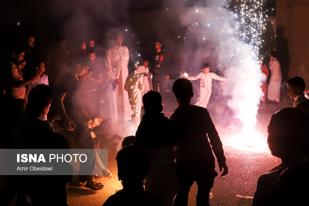 تصاویر: آیین سنتی «گرگیعان» در اهواز