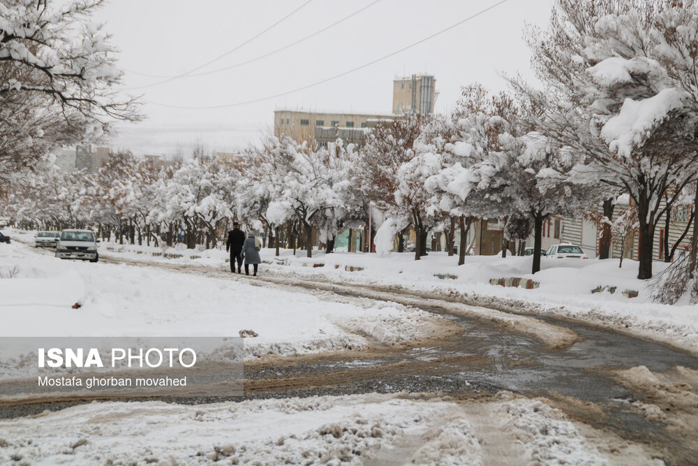 تصاویر: بارش برف در شهرستان اهر و منطقه ارسباران