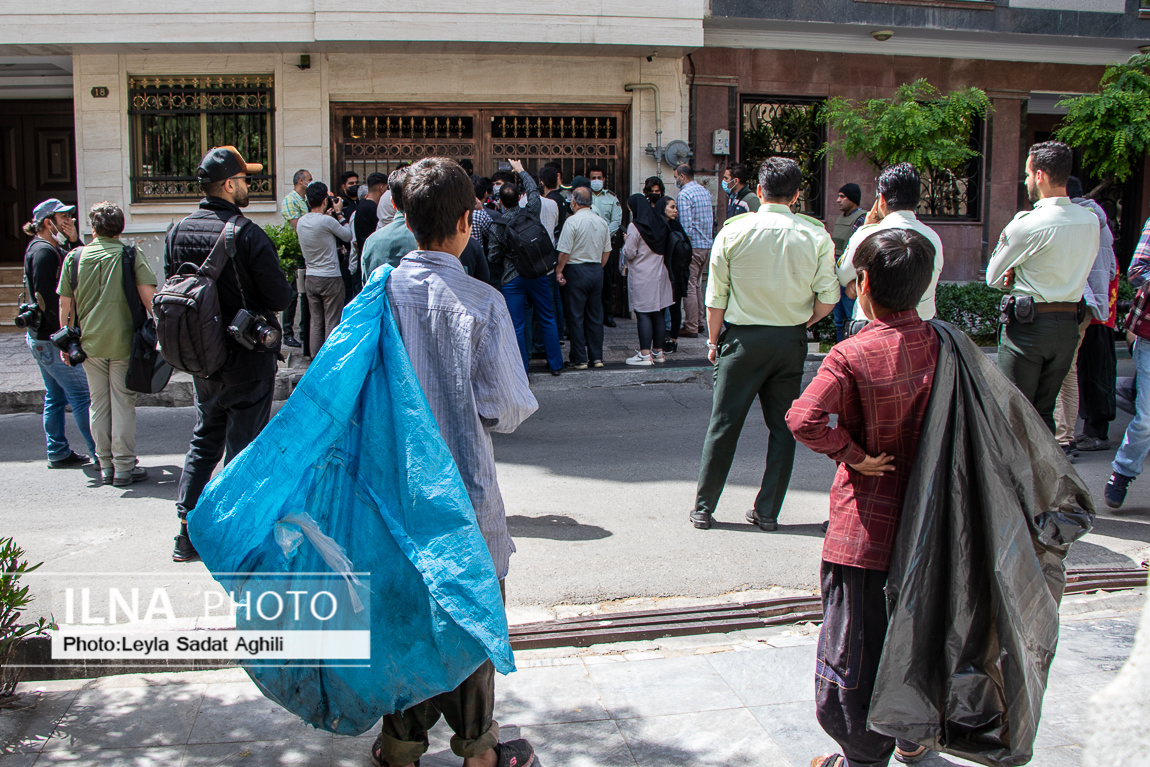 تصاویر: بازسازی صحنه درگیری مسلحانه در میرداماد