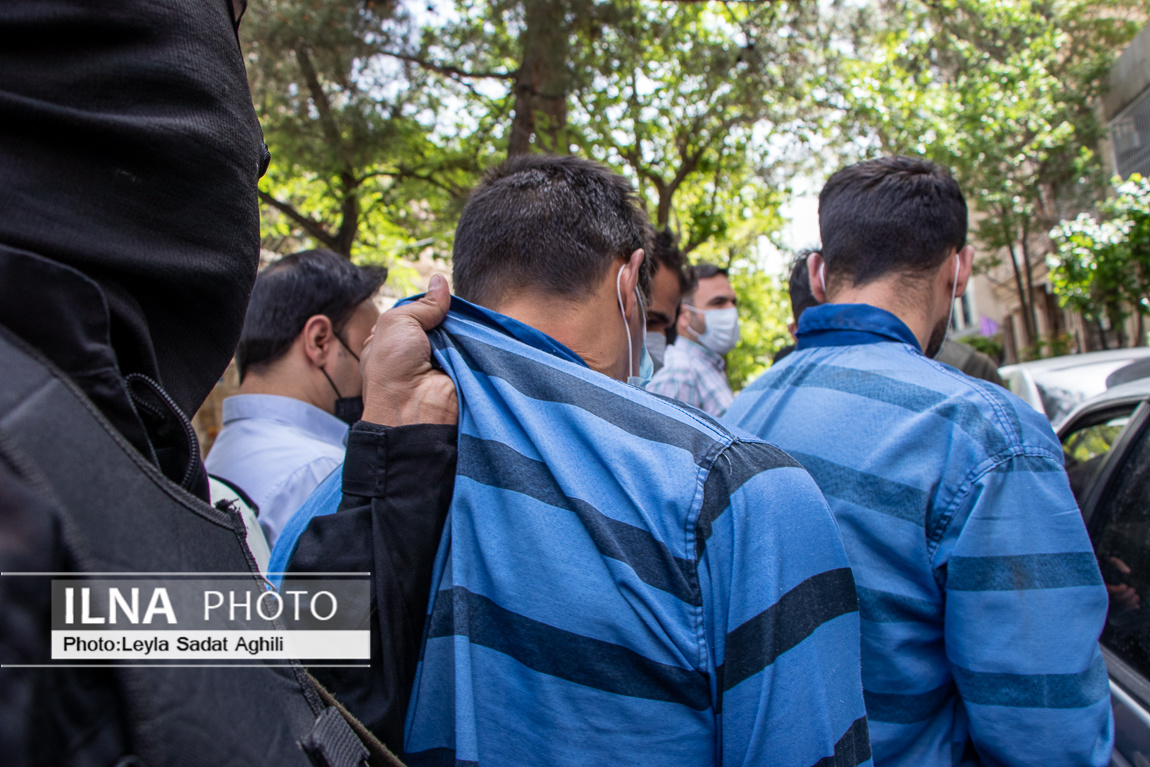 تصاویر: بازسازی صحنه درگیری مسلحانه در میرداماد