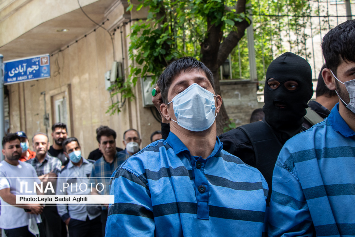 تصاویر: بازسازی صحنه درگیری مسلحانه در میرداماد