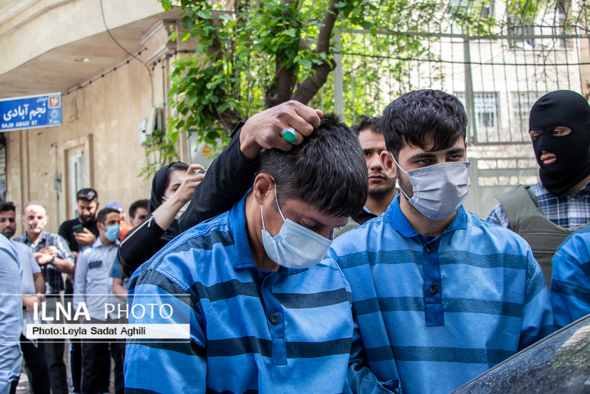 تصاویر: بازسازی صحنه درگیری مسلحانه در میرداماد