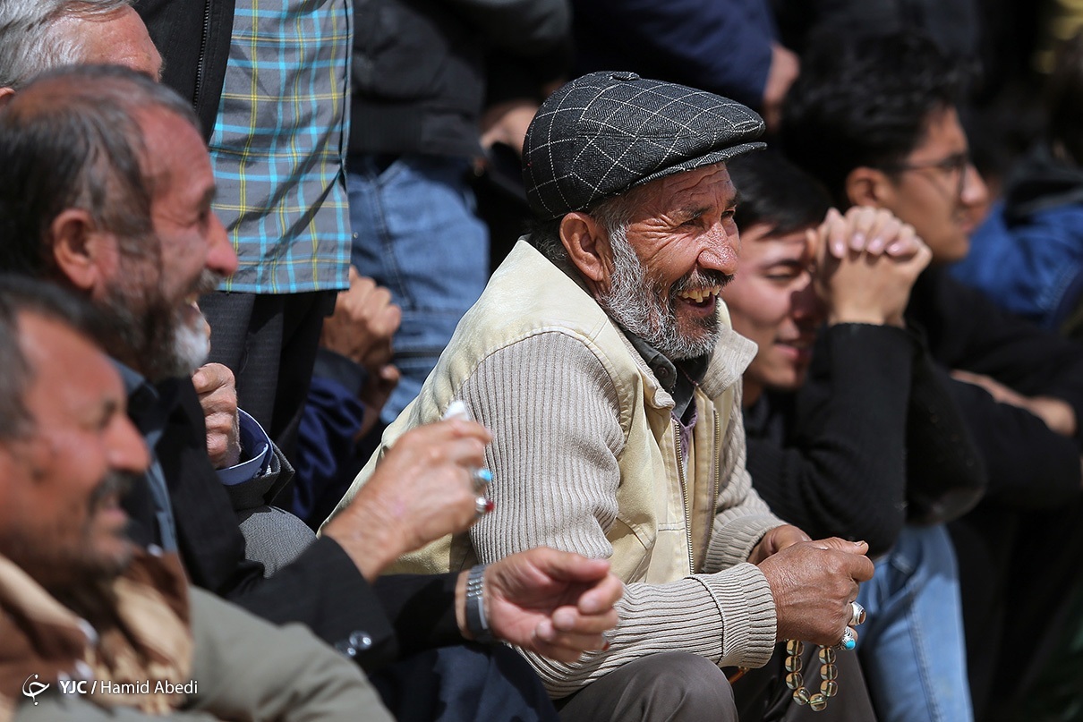 تصاویر: مسابقات نوروزی کشتی سنتی افغانستانی های مقیم قم