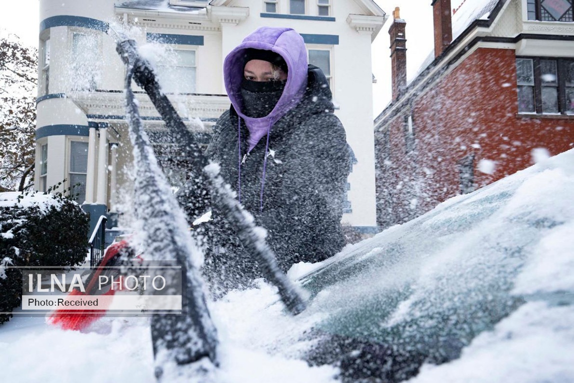 تصاویر: کولاک و یخبندان در آمریکا، کانادا و ژاپن