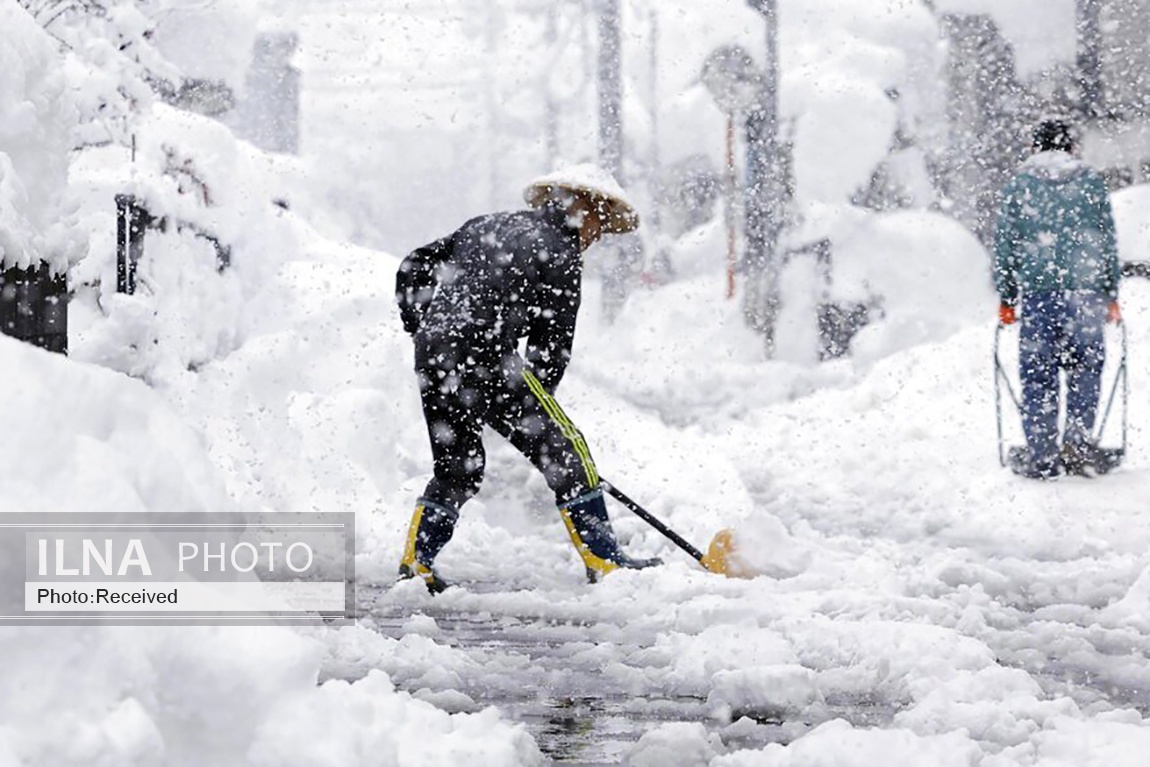 تصاویر: کولاک و یخبندان در آمریکا، کانادا و ژاپن